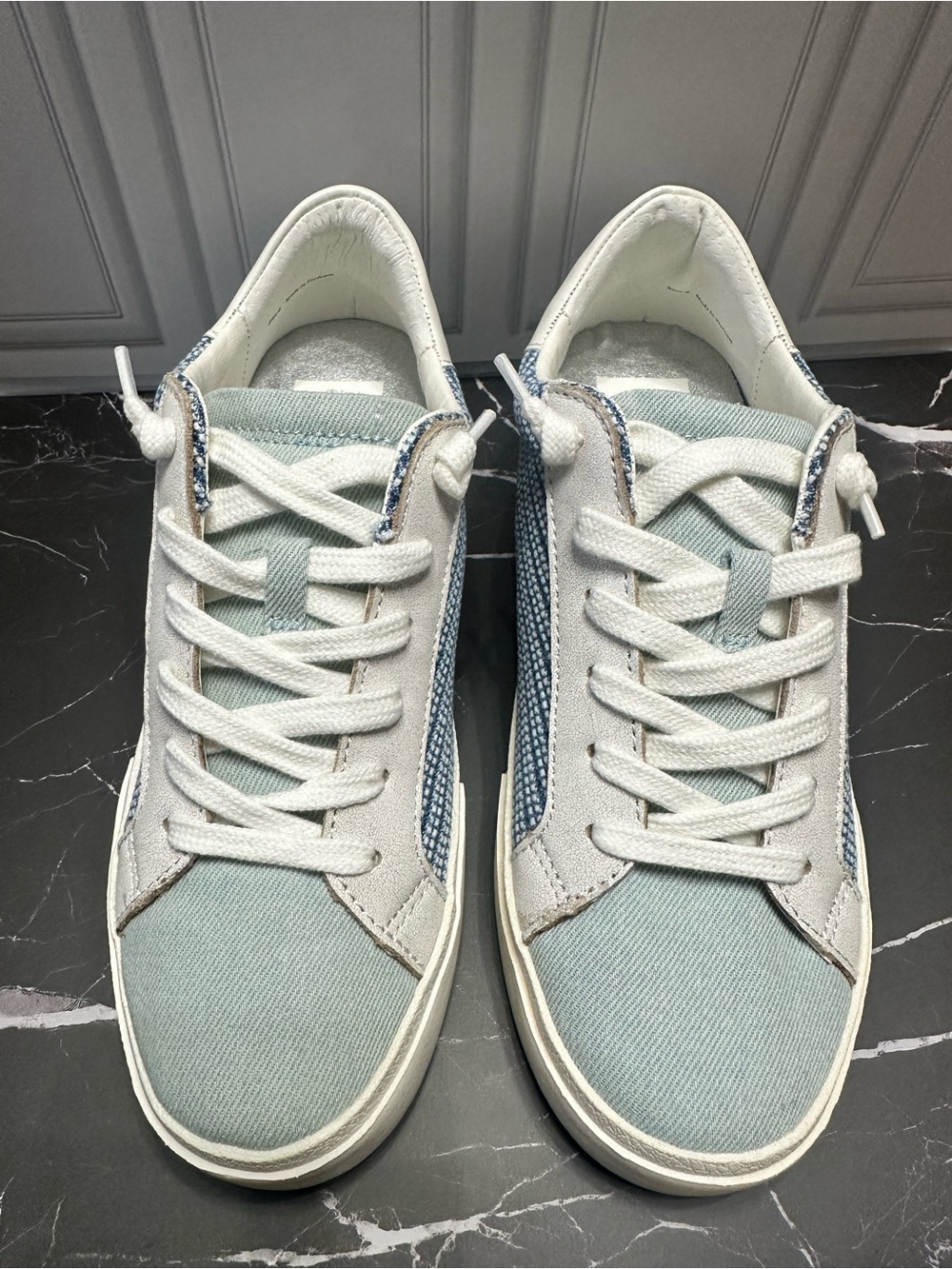 NEW Dolce Vita Zina Denim Blue Multi Sneaker Women’s (Size 6)